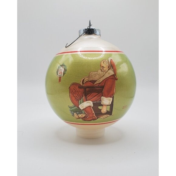 Norman Rockwell “The Day After Christmas” Ltd Edition Tree Ornament Ball ‘81 VTG - Picture 3 of 5